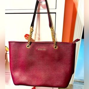 Michael Kors Maroon Purse